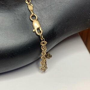 10k Solid Gold Singapore Chain Bracelet. Marked/tested perfect shape! 😊